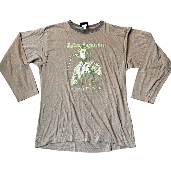 Signatures Network Men's XL Beatles John Lennon "Power To The People" T-shirt - Picture 1 of 4